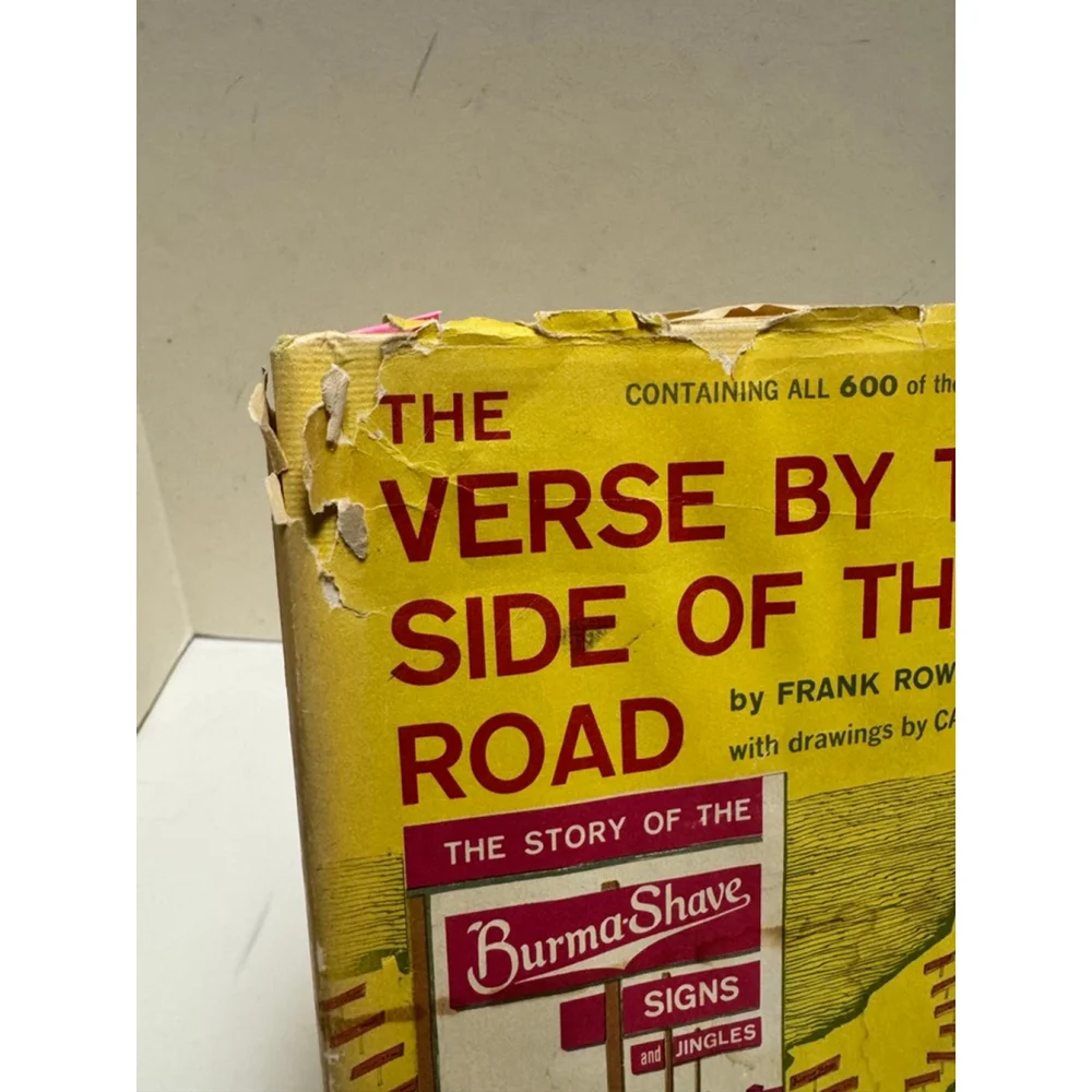 1972 The Verse by The Side of The Road by Rowsome Burma-Shave Signs HC